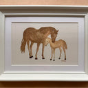 Mare & Colt // Mini Framed Artwork