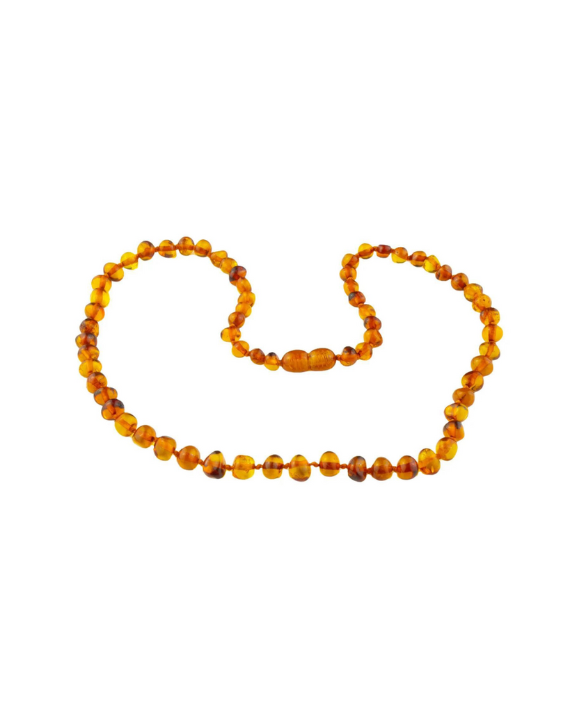 Amber Teething Necklace | Cognac-Nature's Child- Tiny Trader - Gold Coast Kids Shop - Gold Coast Baby Shop -