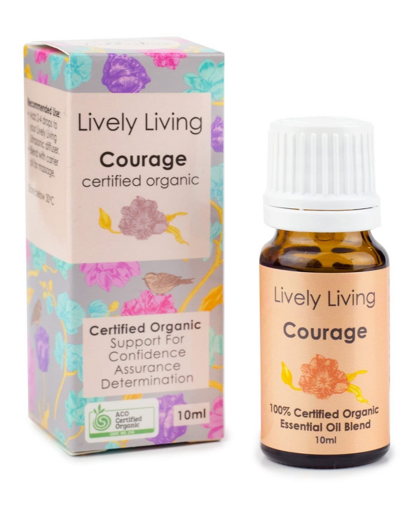 Courage Organic Essential Oil 10ml-Lively Living- Tiny Trader - Gold Coast Kids Shop - Gold Coast Baby Shop -