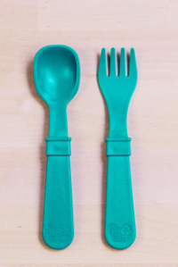 Cutlery | Various Colours-Re-Play-Teal- Tiny Trader - Gold Coast Kids Shop - Gold Coast Baby Shop -