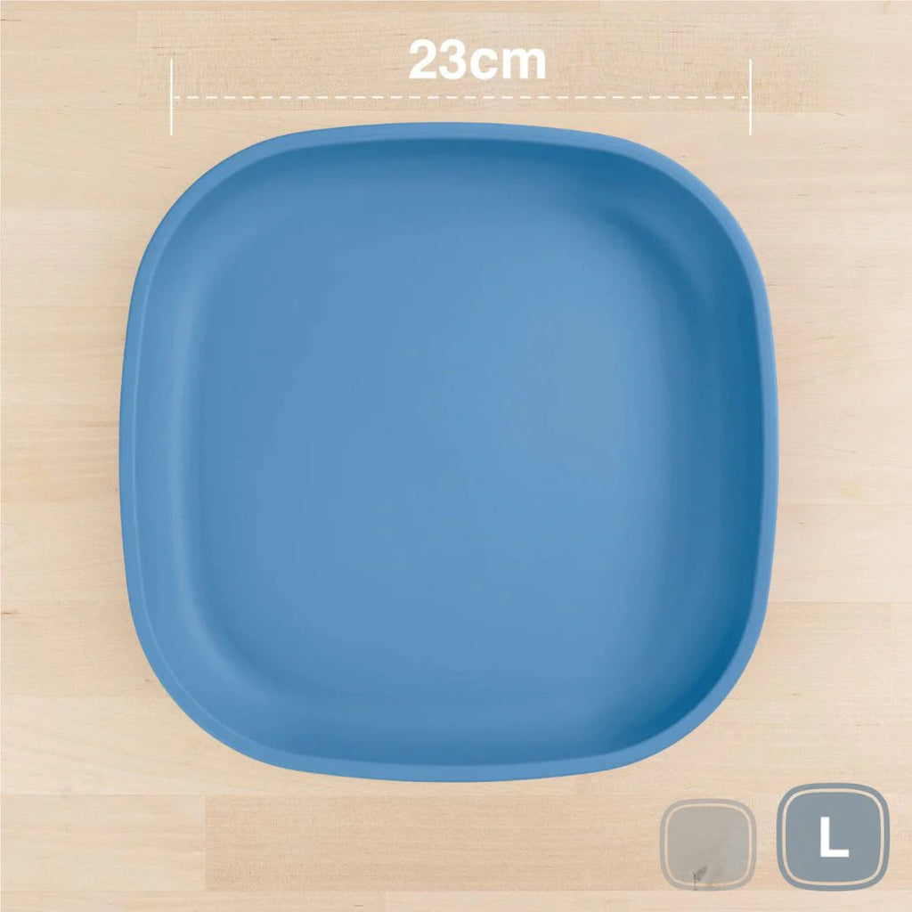 Large Flat Plate - Various Colours-Re-Play-Denim- Tiny Trader - Gold Coast Kids Shop - Gold Coast Baby Shop -