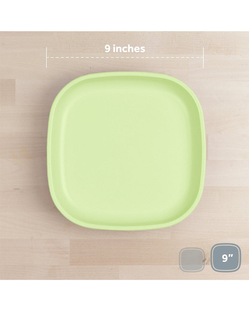 Large Flat Plate - Various Colours-Re-Play-Leaf Green- Tiny Trader - Gold Coast Kids Shop - Gold Coast Baby Shop -
