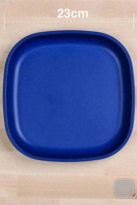 Large Flat Plate - Various Colours-Re-Play-Navy Blue- Tiny Trader - Gold Coast Kids Shop - Gold Coast Baby Shop -