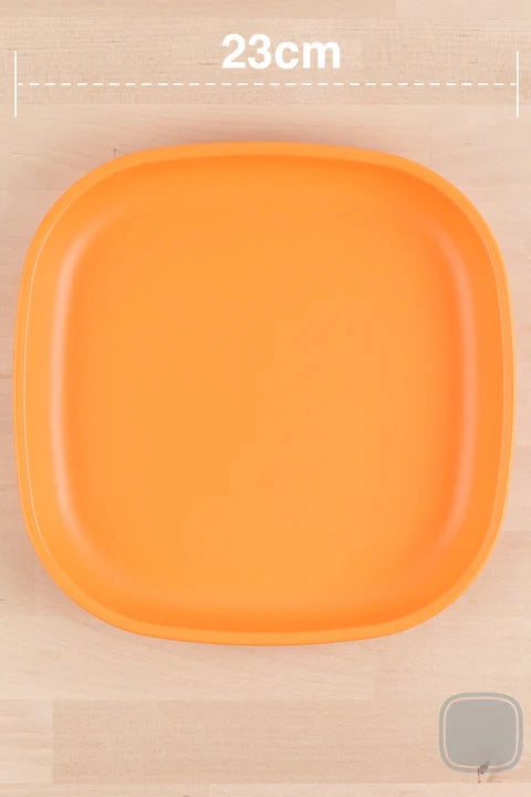 Large Flat Plate - Various Colours-Re-Play-Orange- Tiny Trader - Gold Coast Kids Shop - Gold Coast Baby Shop -