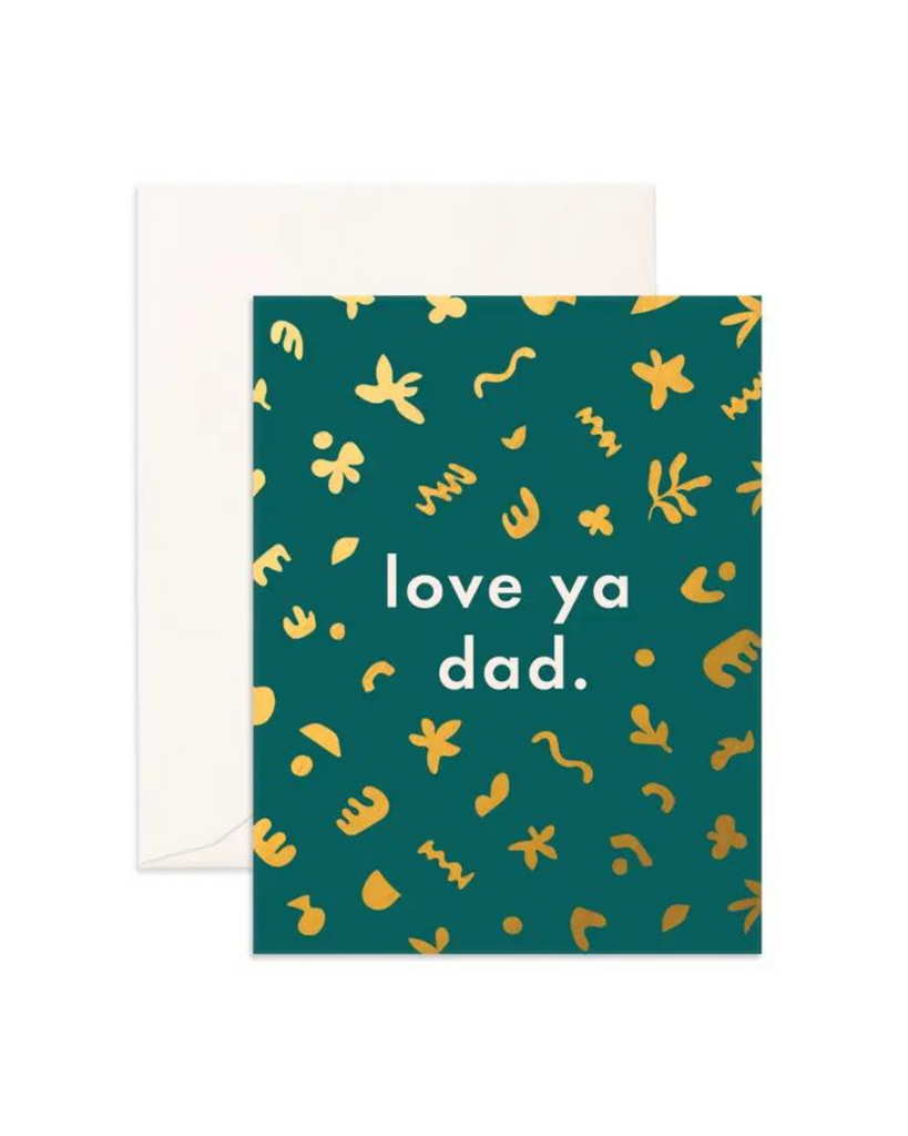 Love You Dad Fresco Greeting Card-Fox & Fallow- Tiny Trader - Gold Coast Kids Shop - Gold Coast Baby Shop -