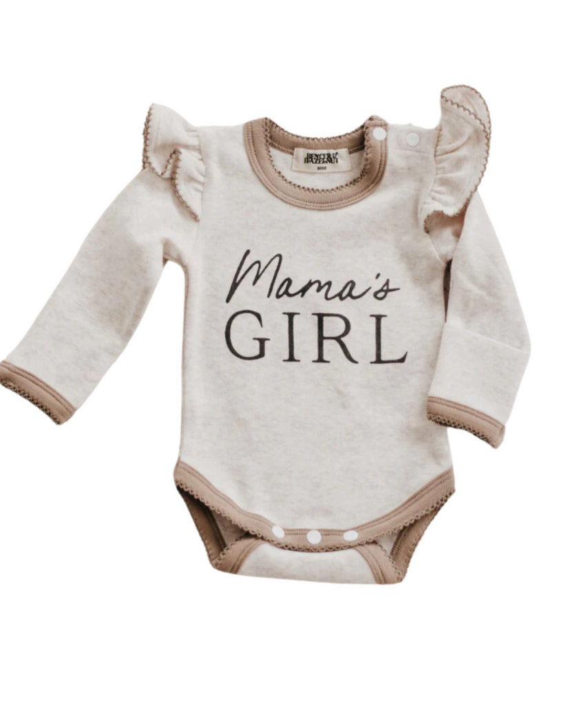 Mama's Girl Bodysuit-Bencer & Hazelnut-0000 BODYSUIT- Tiny Trader - Gold Coast Kids Shop - Gold Coast Baby Shop -
