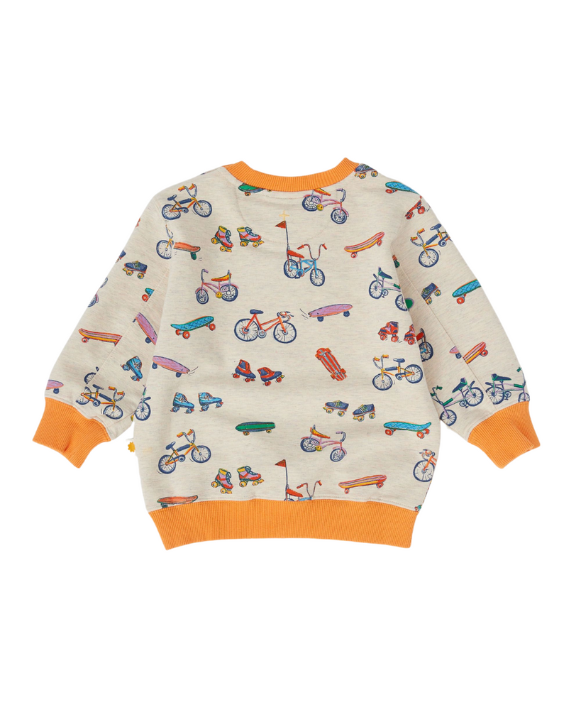 Play All Day Relaxed Terry Sweater-Goldie+Ace-3-6M- Tiny Trader - Gold Coast Kids Shop - Gold Coast Baby Shop -