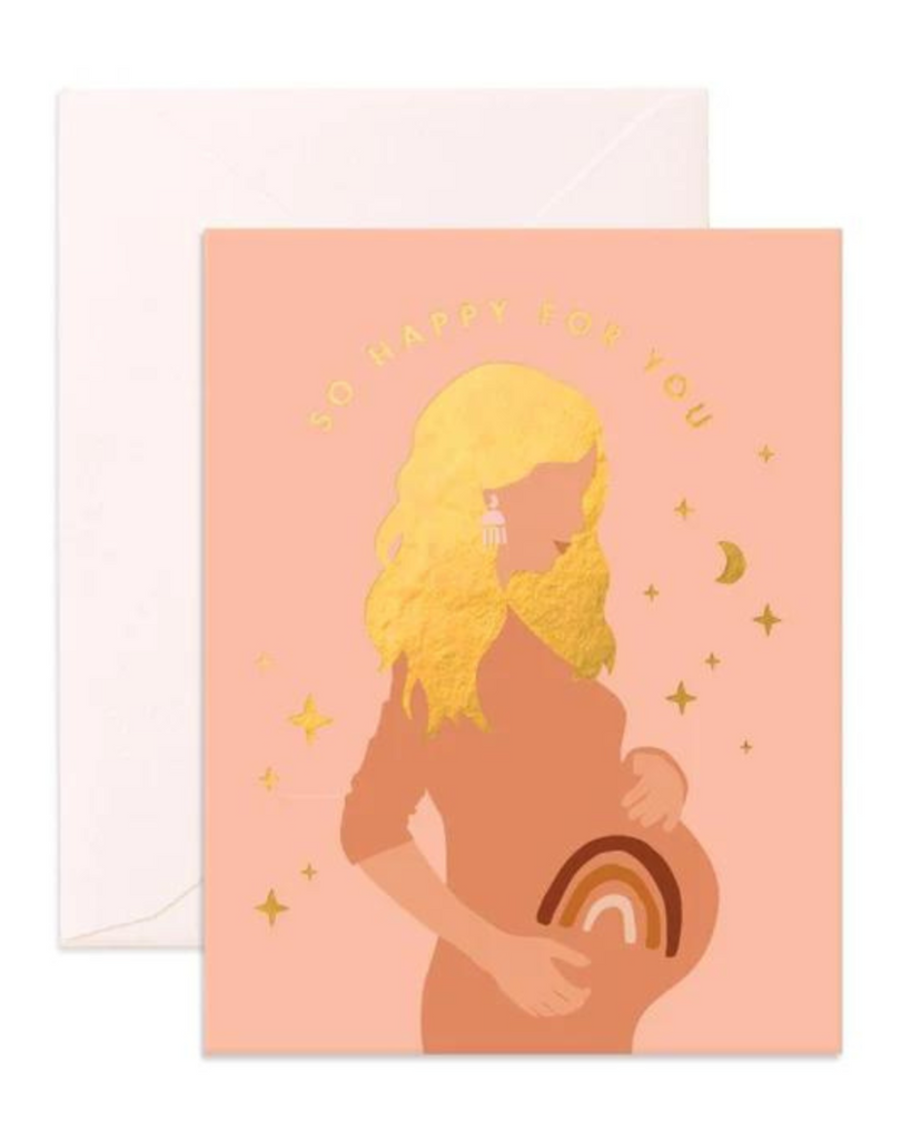 Rainbow Baby Greeting Card-Fox & Fallow- Tiny Trader - Gold Coast Kids Shop - Gold Coast Baby Shop -