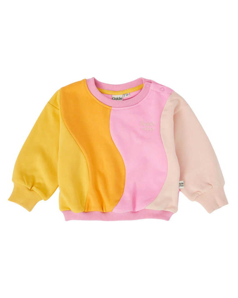 Rio Wave Sweater | Sunset-Goldie+Ace-3-6M- Tiny Trader - Gold Coast Kids Shop - Gold Coast Baby Shop -