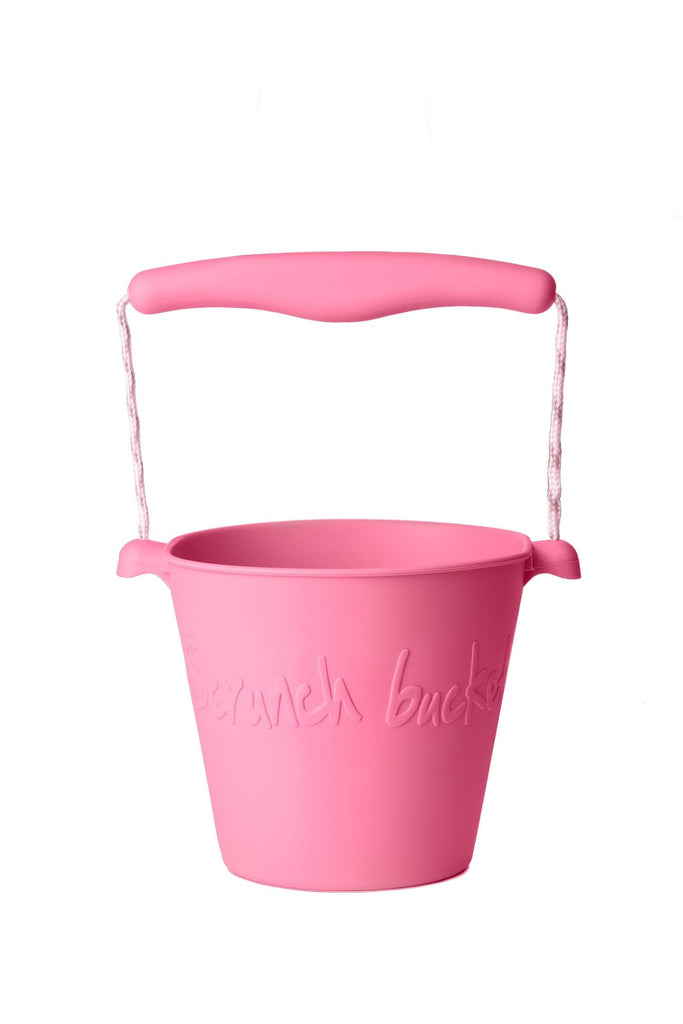 Scrunch Bucket-Scrunch Kids-Flamingo Pink- Tiny Trader - Gold Coast Kids Shop - Gold Coast Baby Shop -