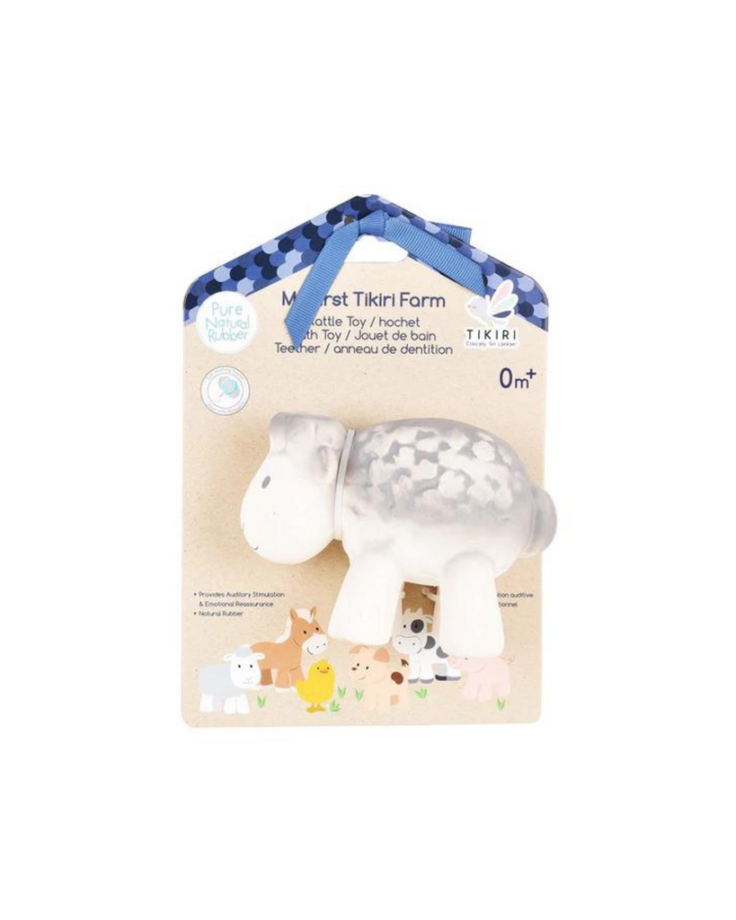 Sheep - Organic Baby Rattle & Bath Toy | Tikiri-Tikiri- Tiny Trader - Gold Coast Kids Shop - Gold Coast Baby Shop -