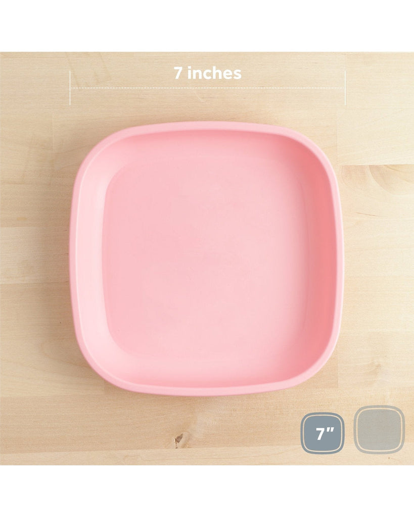 Small Flat Plate | Various Colours-Re-Play-Baby Pink- Tiny Trader - Gold Coast Kids Shop - Gold Coast Baby Shop -