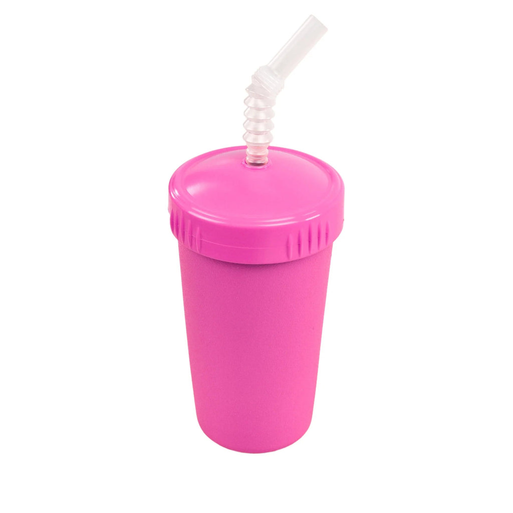Straw Cup with Reusable Straw | Various Colours-Re-Play-Bright Pink- Tiny Trader - Gold Coast Kids Shop - Gold Coast Baby Shop -