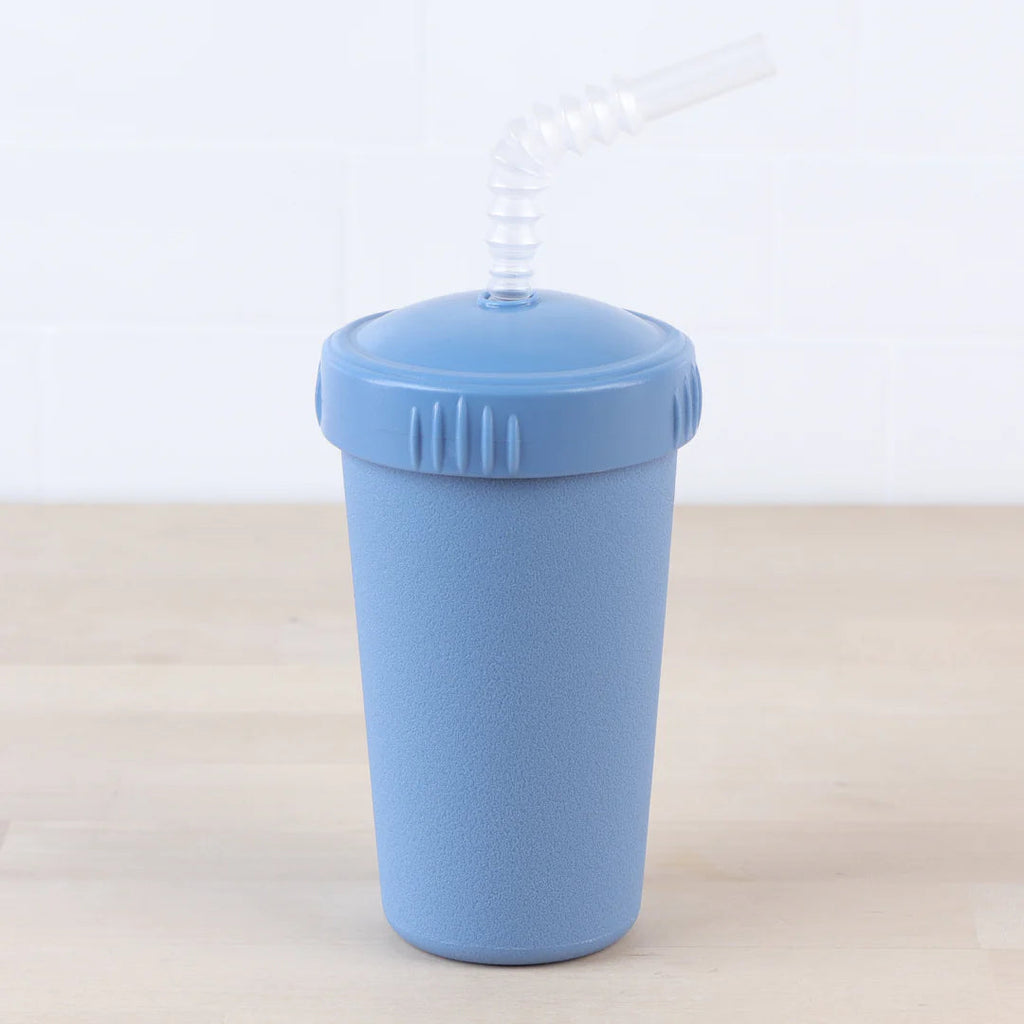 Straw Cup with Reusable Straw | Various Colours-Re-Play-Denim- Tiny Trader - Gold Coast Kids Shop - Gold Coast Baby Shop -