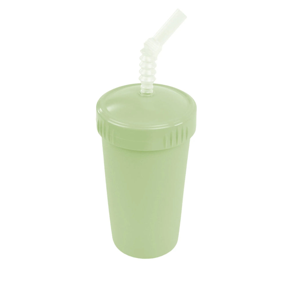 Straw Cup with Reusable Straw | Various Colours-Re-Play-Leaf- Tiny Trader - Gold Coast Kids Shop - Gold Coast Baby Shop -