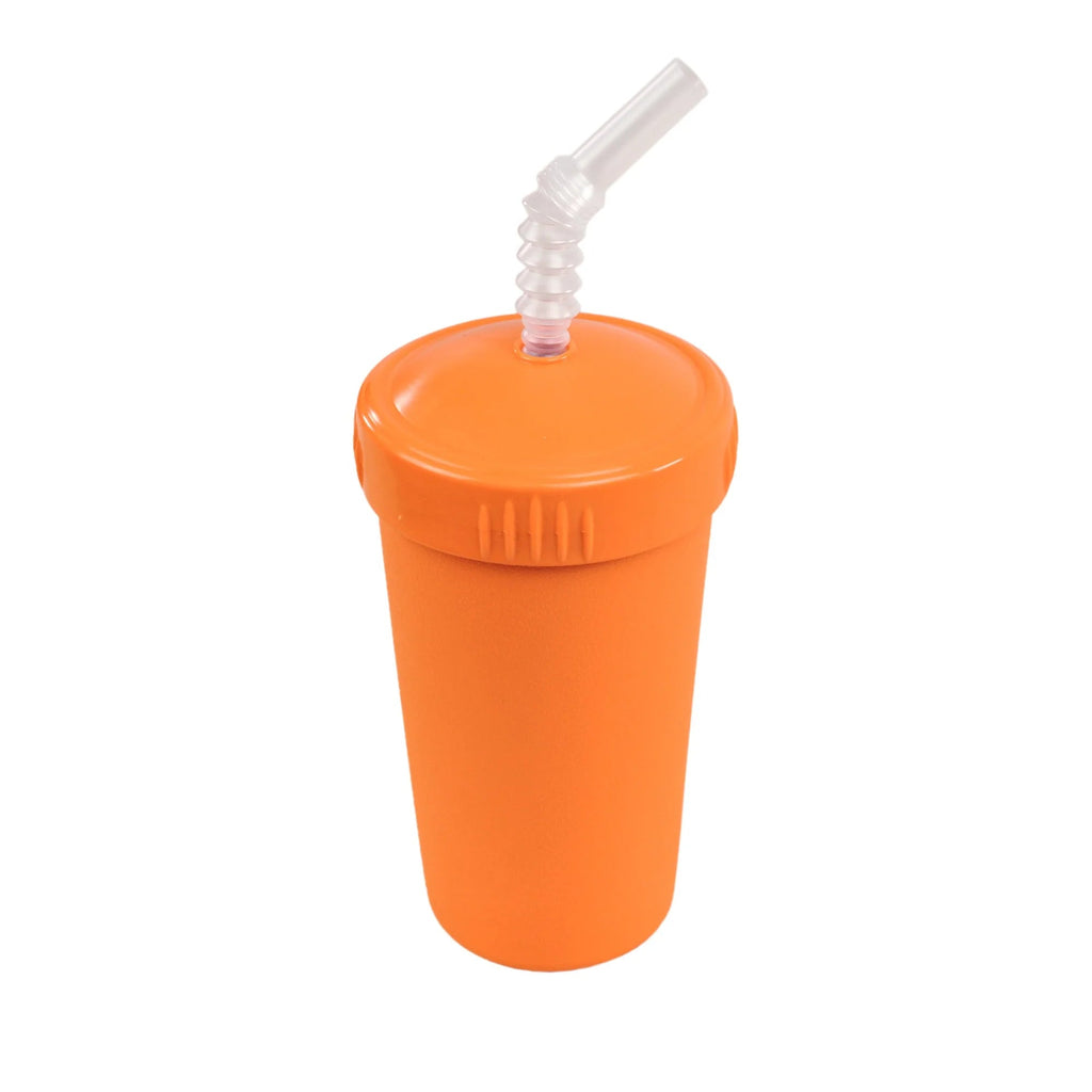 Straw Cup with Reusable Straw | Various Colours-Re-Play-Orange- Tiny Trader - Gold Coast Kids Shop - Gold Coast Baby Shop -