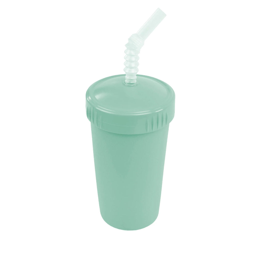 Straw Cup with Reusable Straw | Various Colours-Re-Play-Sage- Tiny Trader - Gold Coast Kids Shop - Gold Coast Baby Shop -