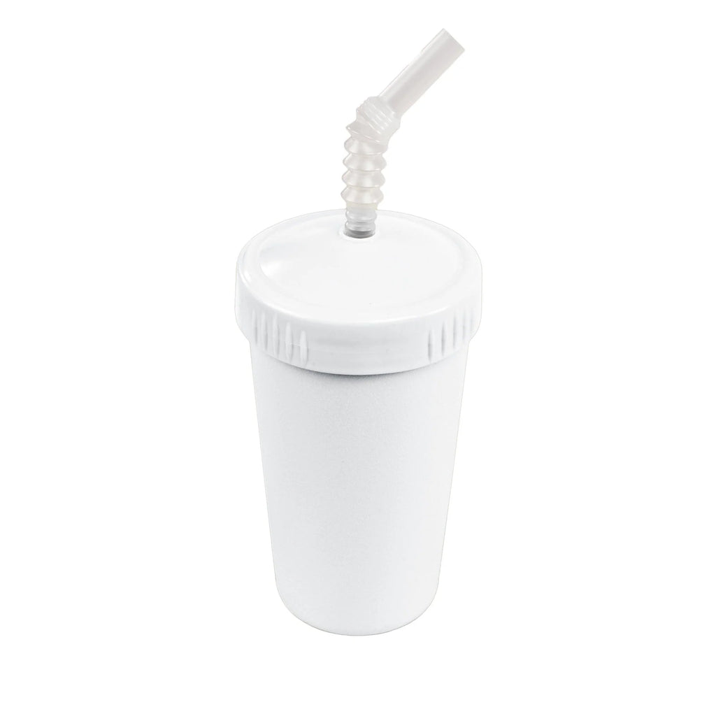 Straw Cup with Reusable Straw | Various Colours-Re-Play-White- Tiny Trader - Gold Coast Kids Shop - Gold Coast Baby Shop -