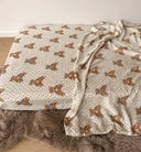 Teddy Bear Picnic // Fitted Cot Sheet