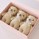 Baby Honey Bear (Lavender Bow)