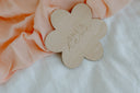She's Here Reversible Flower Announcement Plaque