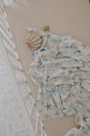By The Sea - baby swaddle wrap