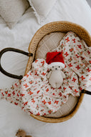 My first Christmas - baby swaddle wrap