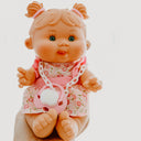 25cm Pepotin Baby - Pink Pony Tails (Poking out Tongue)