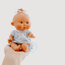 20cm Pepotin Baby - Blue Pout with Bun