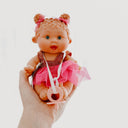 20cm Pepotin Baby - Pink Curly Space Buns