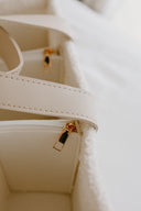 Teddy Boucle Nappy Caddy | Cream