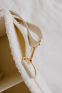 Teddy Boucle Nappy Caddy | Cream