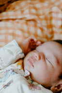 French gingham - baby swaddle wrap