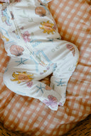 French gingham - baby swaddle wrap