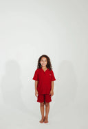 Festive Red Kids Pyjama Set