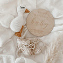 We're Having a Baby Wooden Plaque