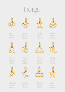 Zodiac Charms - Gold