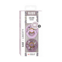Bibs Dummies Size 1 | Liberty Colour - Chamomile Lawn/Violet Sky (2pk)