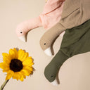 Goose Comforter Baby Security Blanket - Sandrift