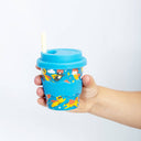 Superhero Babychino Cup 4oz - WITH STRAW