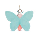 Aurora Butterfly Bag Charm 7"/ 18 cm