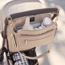 Multitasker Pram Caddy 2.0 - Oat Vegan Leather