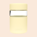 REGULAR - Reusable Glass Coffee Cup 8oz: PAPAYA