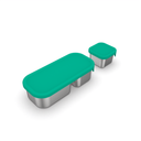 Mighty Minis Stainless Steel Containers – Set of 2 - Green (PRE-ORDER)