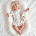 Bamboo/Organic Cotton Kali Bodysuit - Vanilla Bouquet