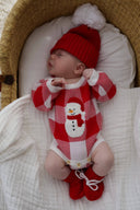 SNOWMAN SERPA ROMPER: 0-3M