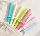 Rainbow Silicone Straw Collection