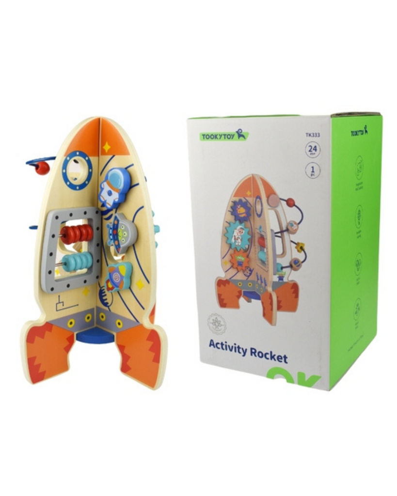 Activity Rocket-Tooky Toy- Tiny Trader - Gold Coast Kids Shop - Gold Coast Baby Shop -