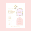 Baby Milestone Cards | Fleur & Bloom Pink-Baby & Toddler-Littlish- Tiny Trader - Gold Coast Baby Shop