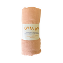 Bamboo Cotton Muslin Swaddle-Littlish-Blush- Tiny Trader - Gold Coast Baby Shop